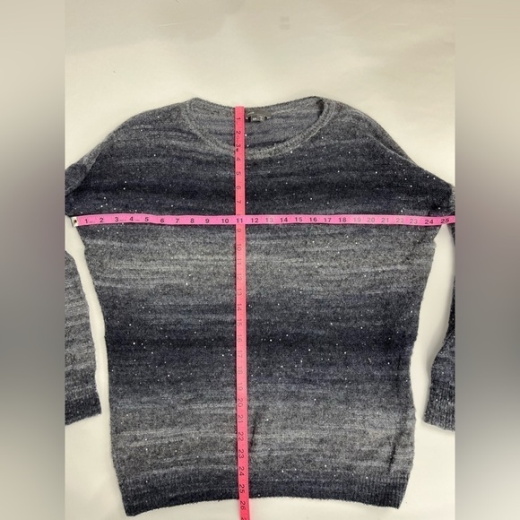Vince sweater sequined gray size M - Picture 5 of 7